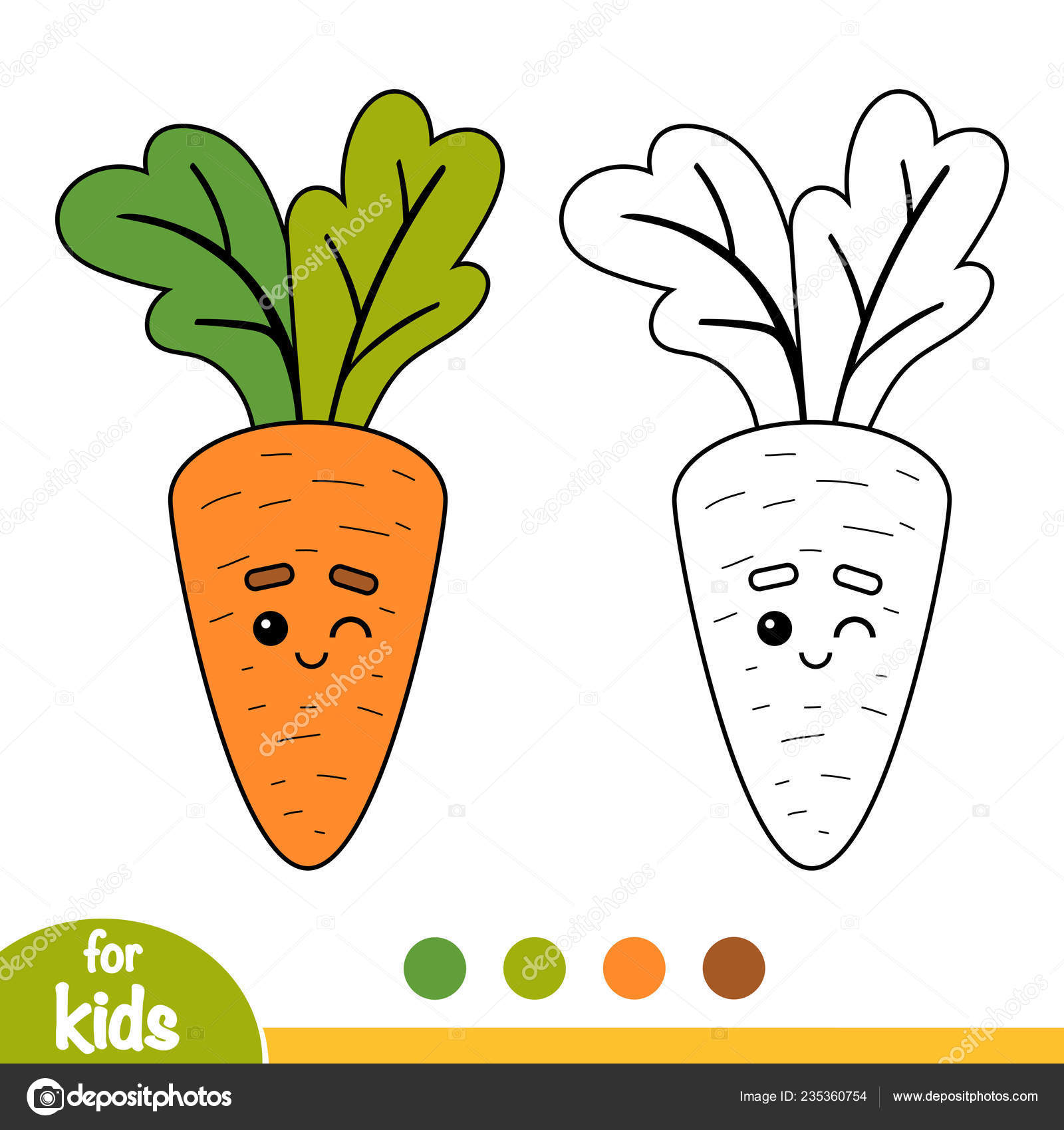 desenhos de vegetais para colorir