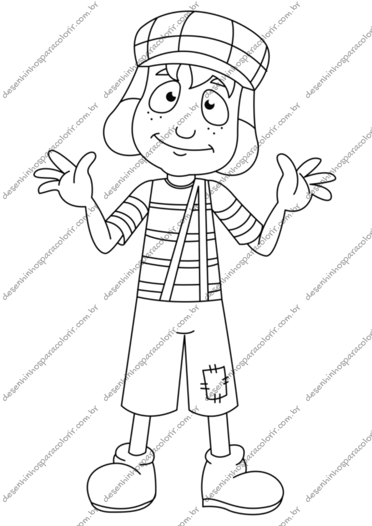 Desenhos do Chaves para imprimir