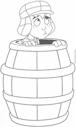 Chaves para colorir online