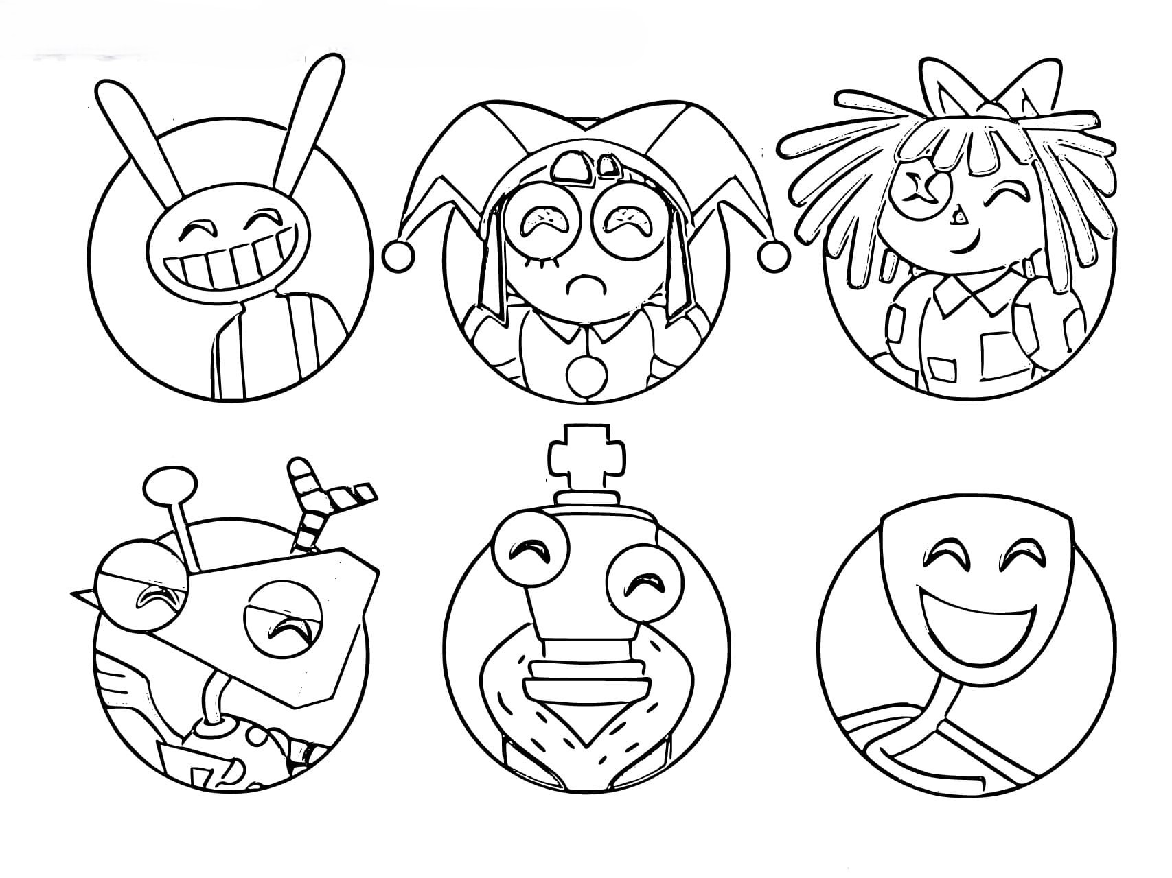 jax para colorir