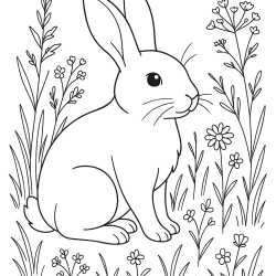 coelho desenho fácil