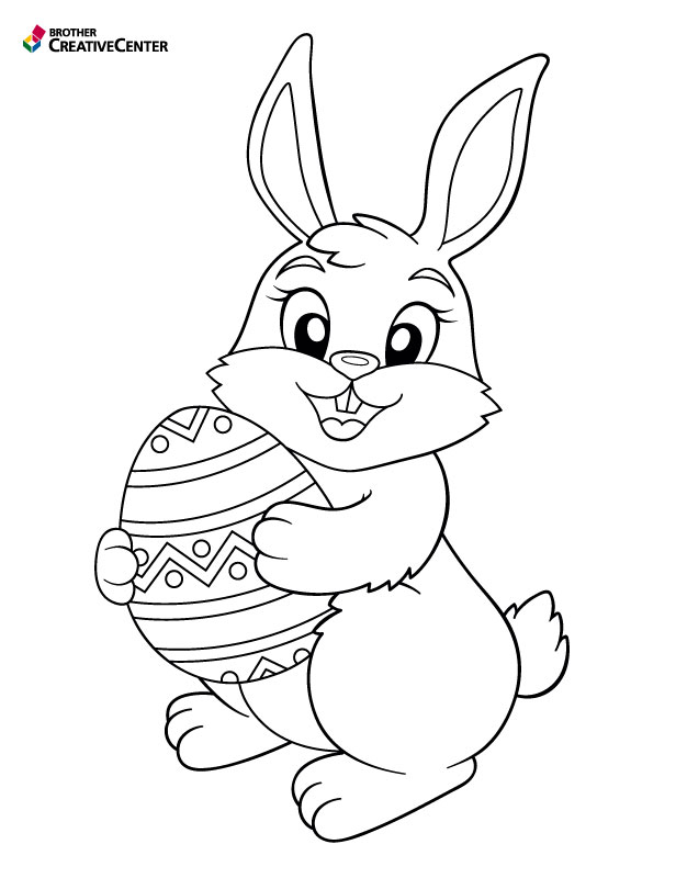 coelho desenho para colorir simples