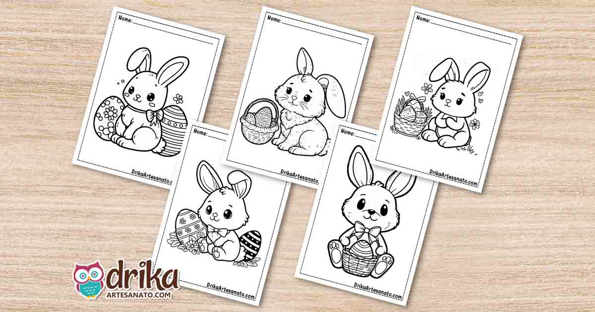 Guia Completo de Cores para Pintar seu Coelhinho da Páscoa