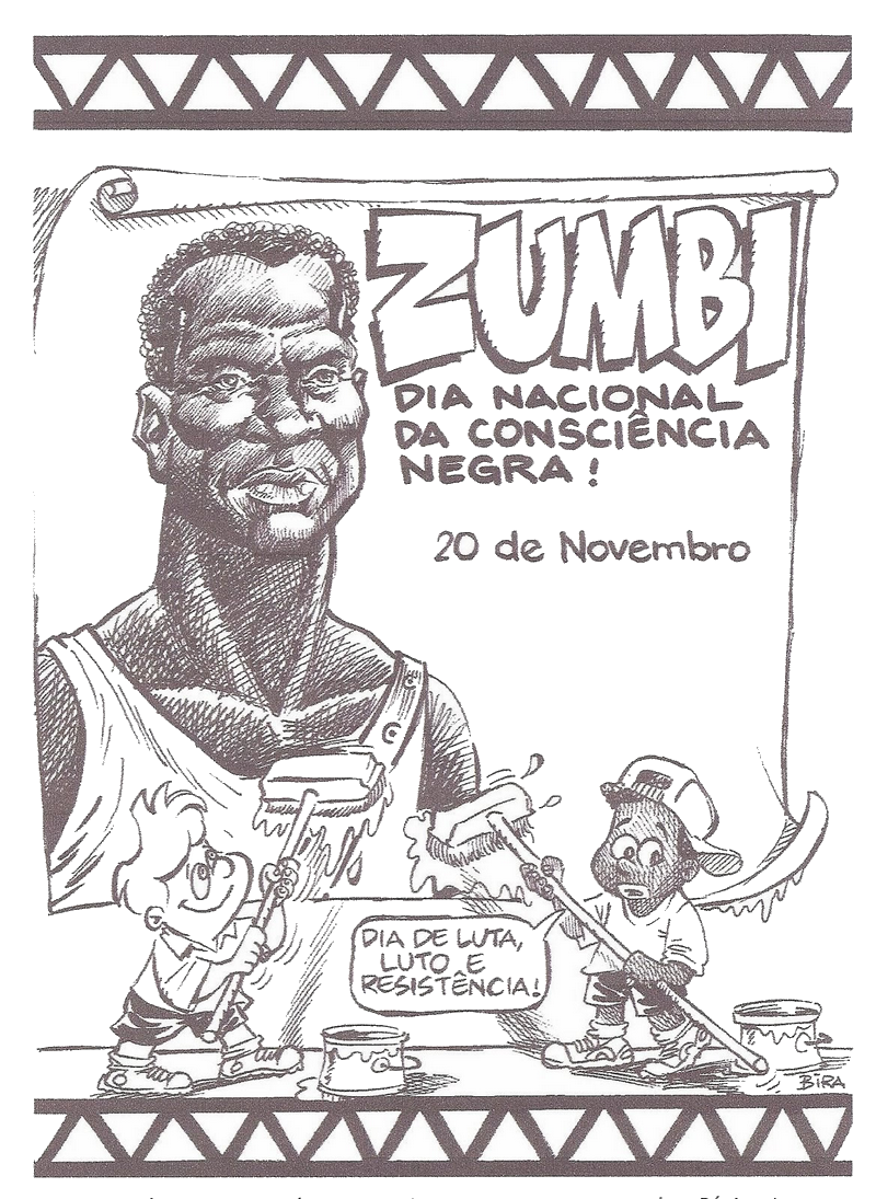 pintura Zumbi dos Palmares para imprimir