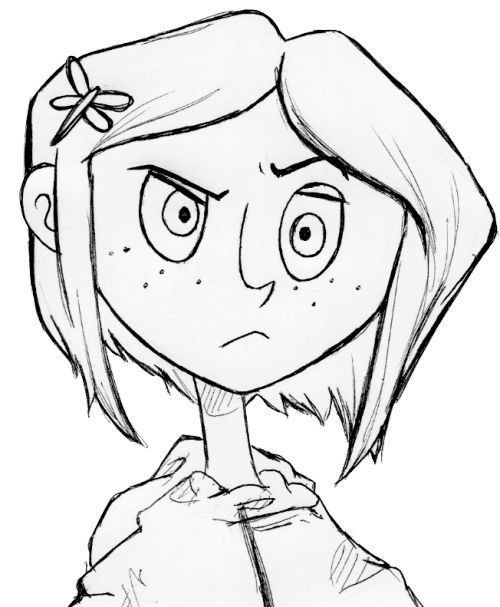 desenhos de Coraline para imprimir