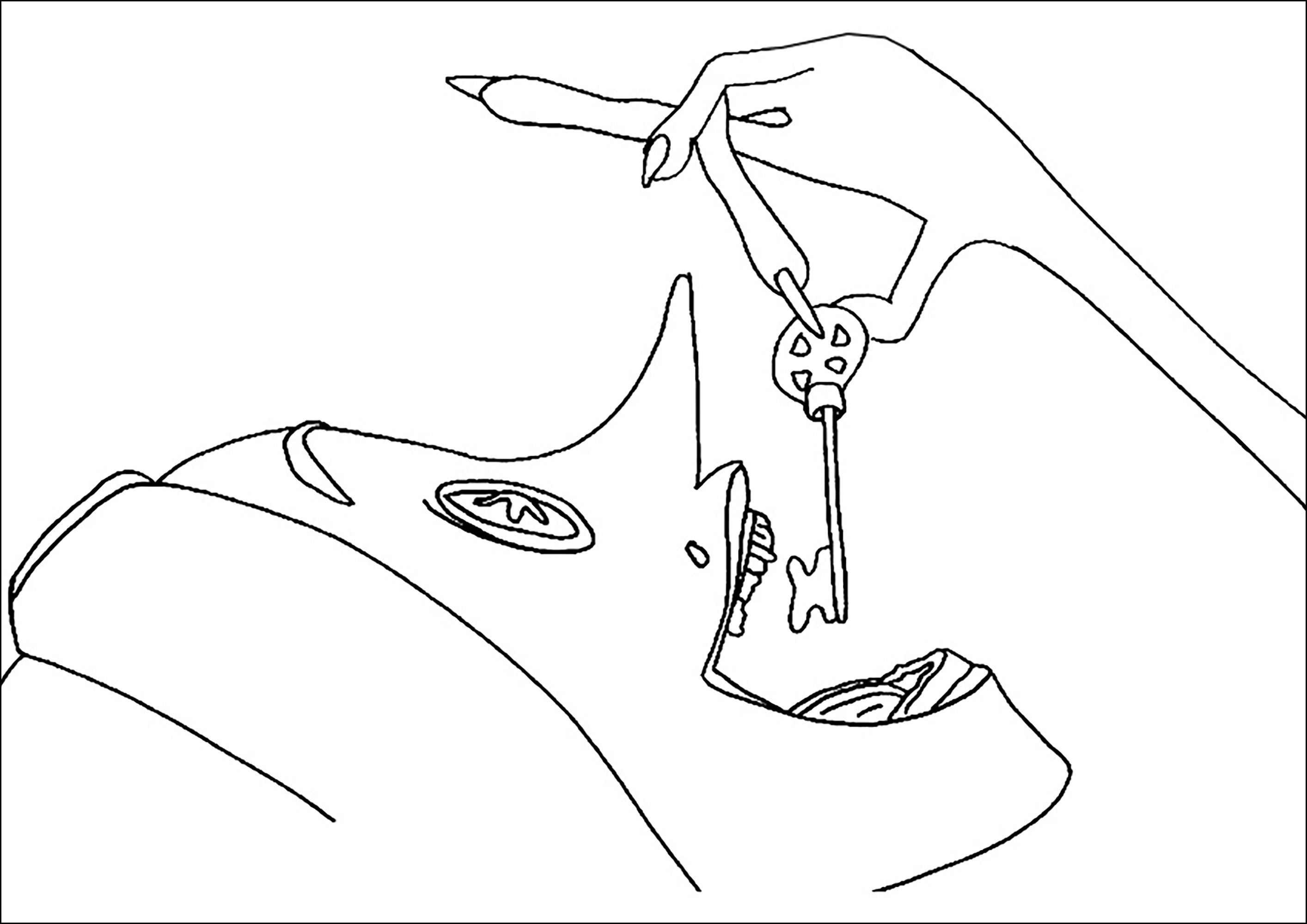 páginas para colorir Coraline grátis