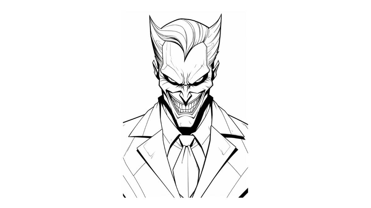 joker coloring pages