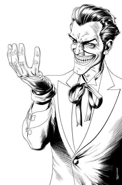 desenhos do coringa do batman