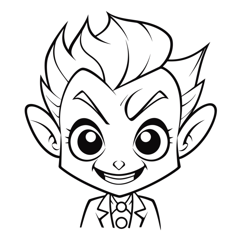 desenho do coringa para imprimir