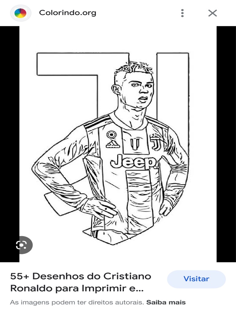 desenhos de cr7 para fãs