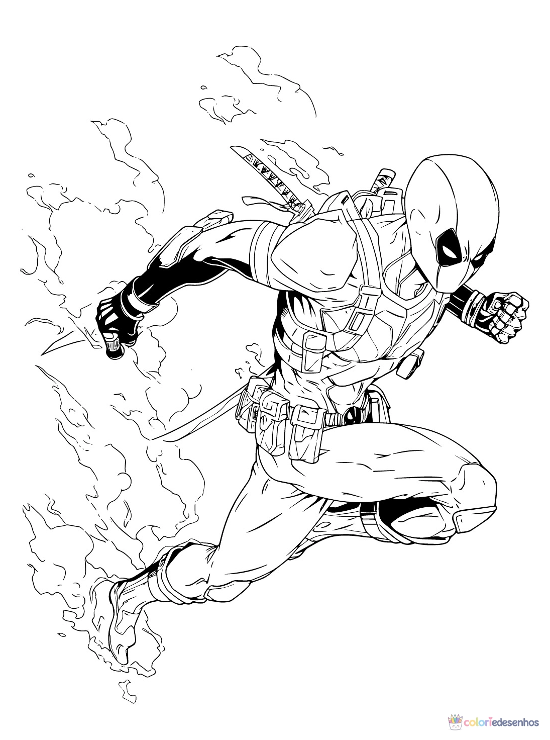 desenhos Marvel para colorir