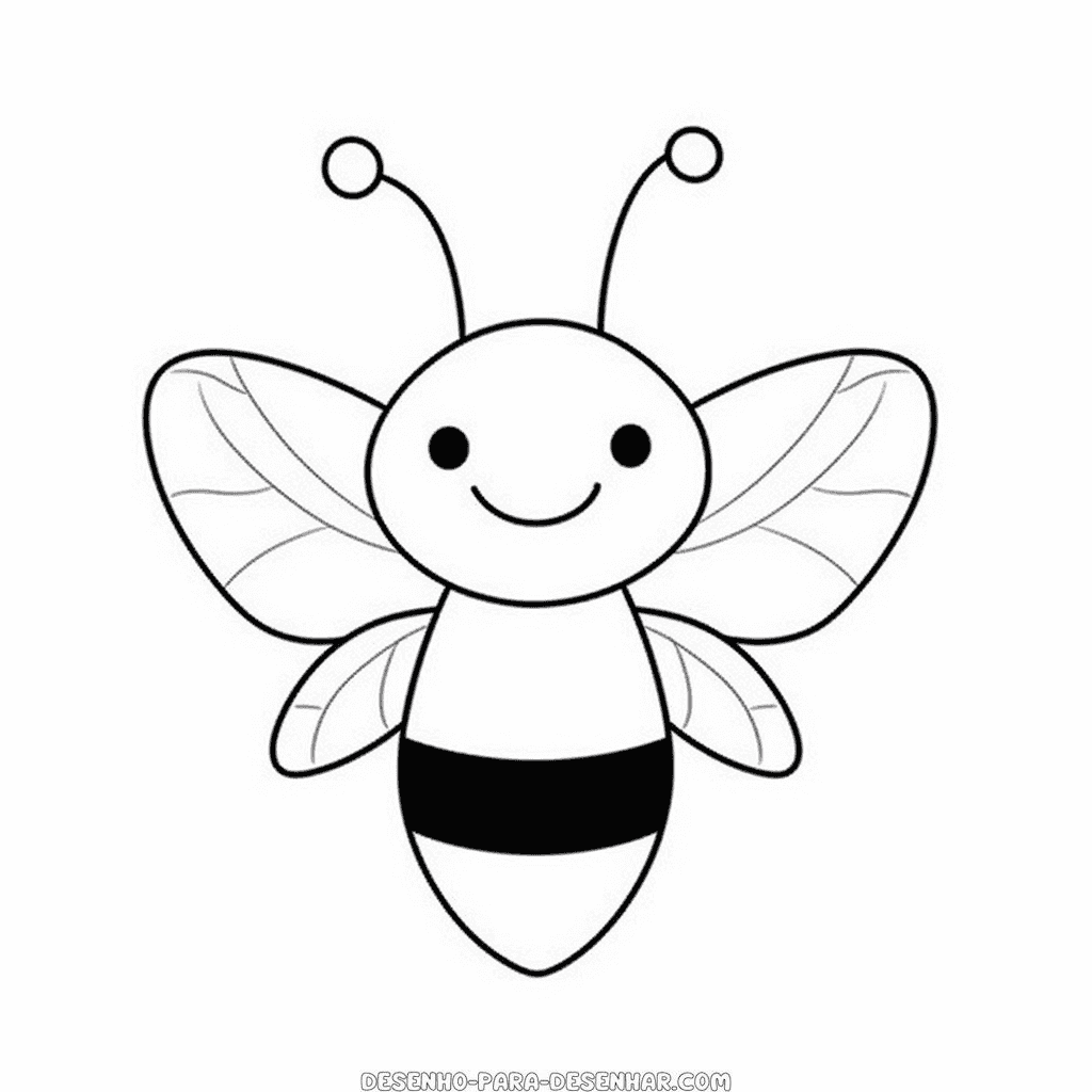 Desenhos de Abelhas Kawaii: Mais de 60 Opções para Imprimir