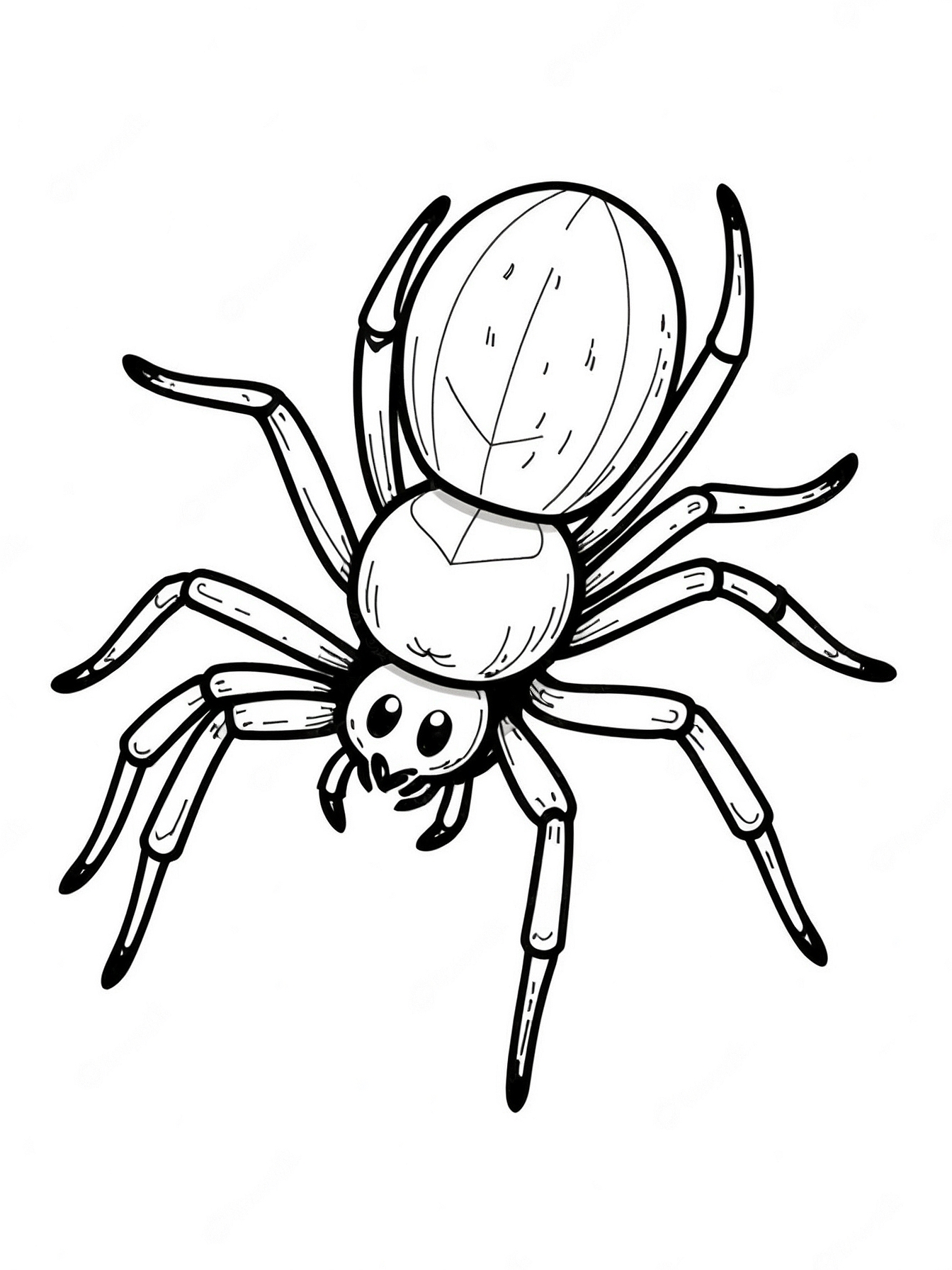 desenho aranha para colorir