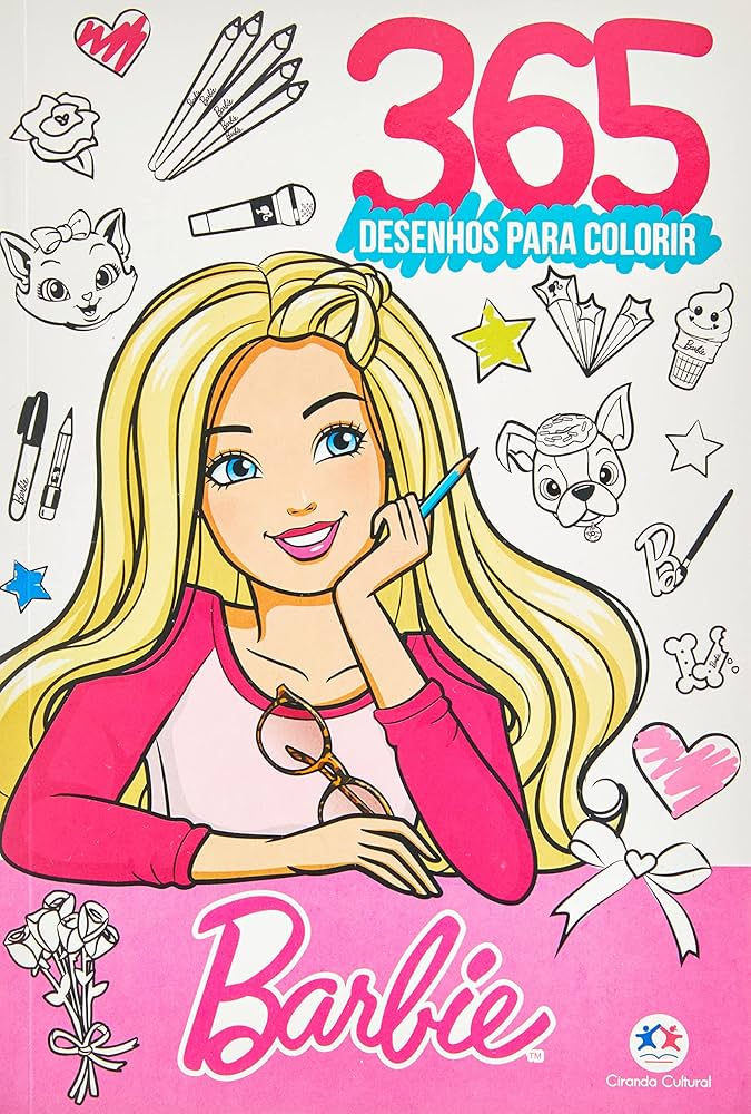 desenho barbie para colorir