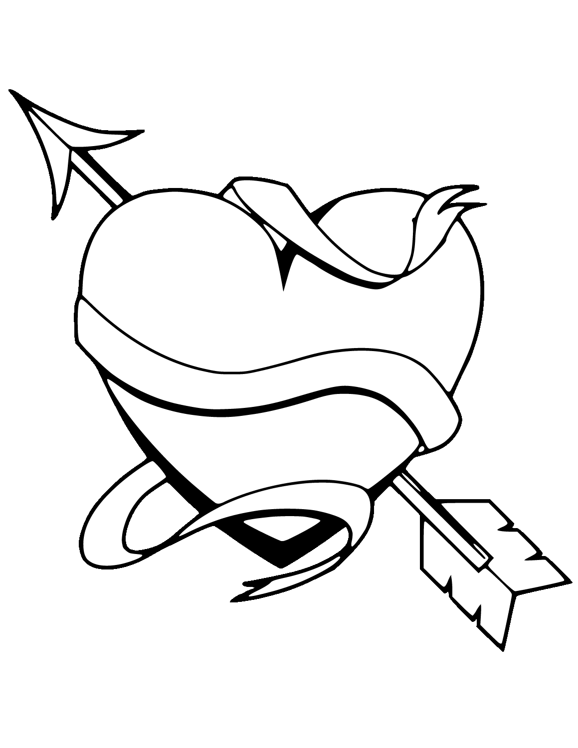 Corações com Asas para Colorir: Estilos e Inspirações