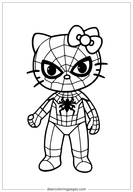 desenho da hello kitty para colorir
