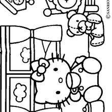 desenho da hello kitty para colorir