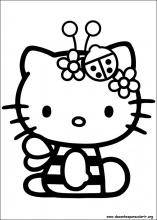 desenho da hello kitty para colorir