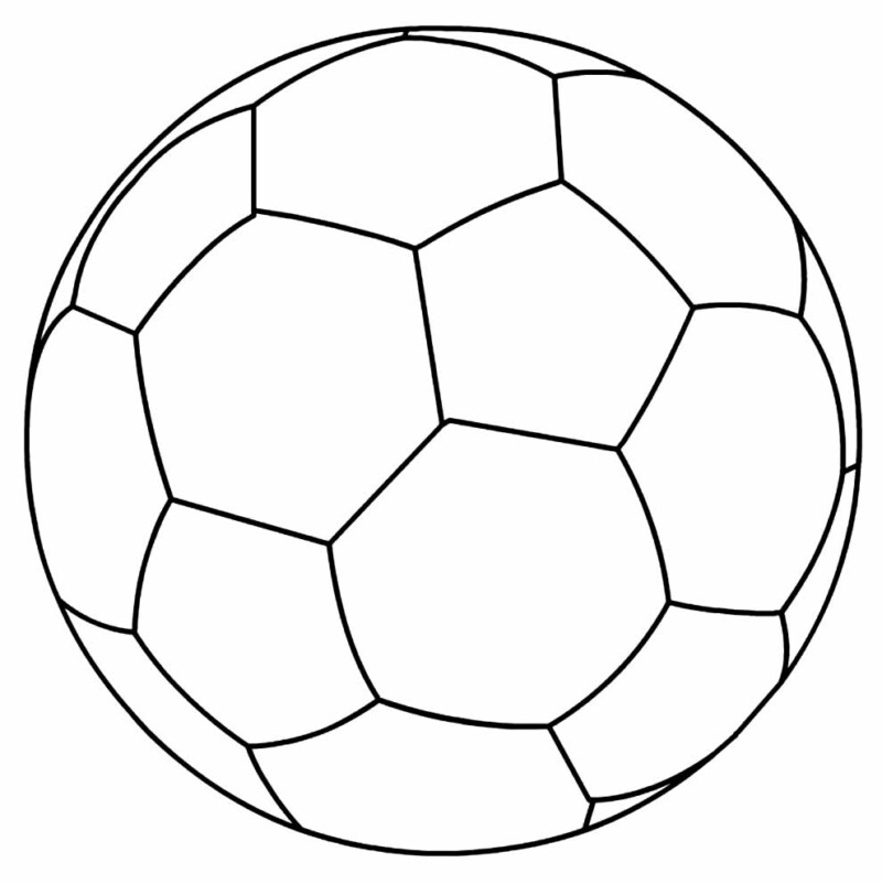 desenho de bola para colorir