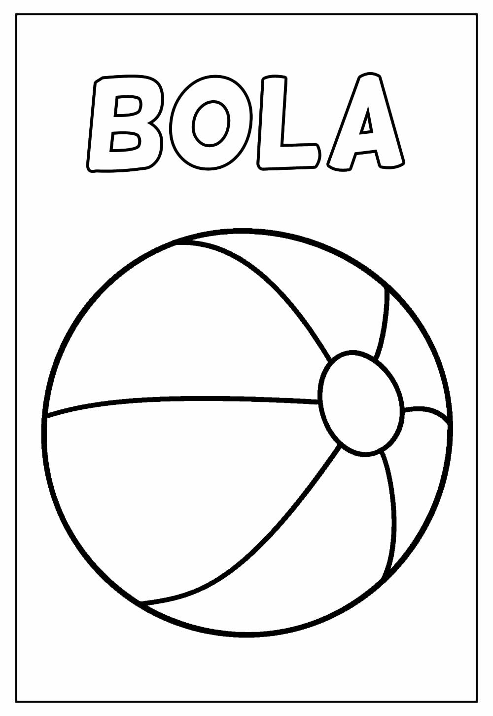 Bolas de Praia para Colorir: Atividade Perfeita para o Verão