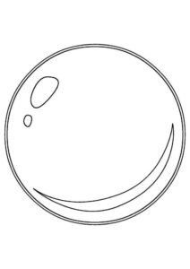 desenho de bola para colorir