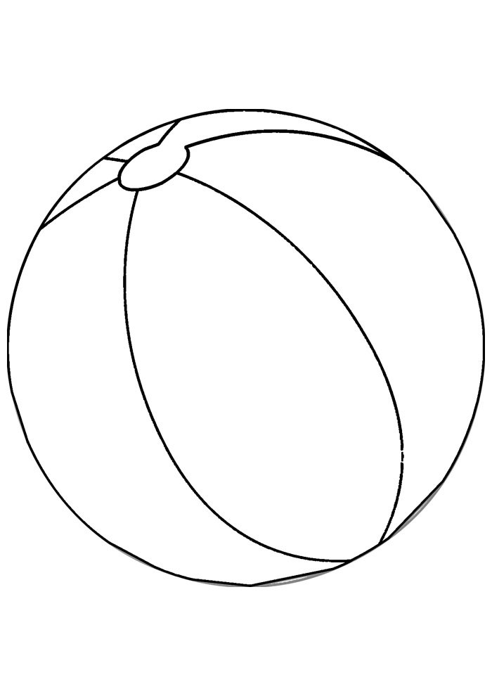 Bolas de Praia para Colorir: Atividade Perfeita para o Verão