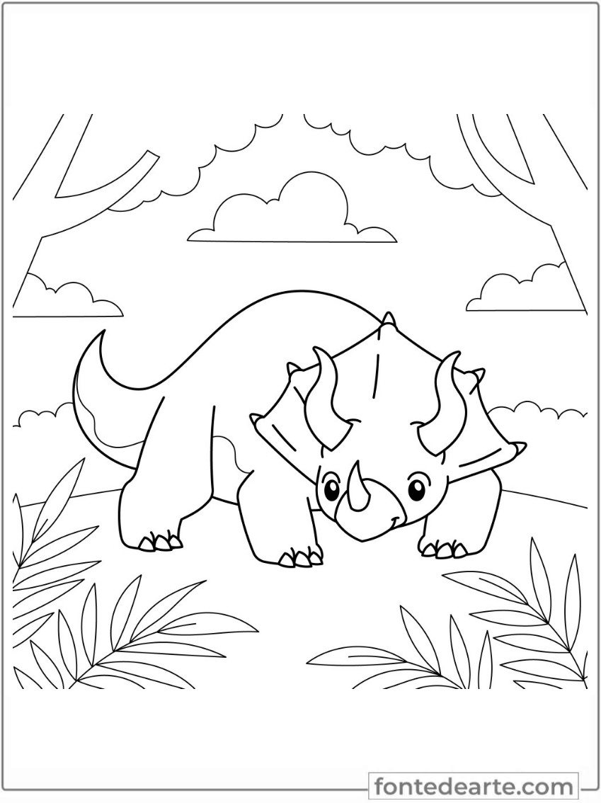 Desenhos de Tiranossauro Rex para Colorir: Ferozes e Divertidos