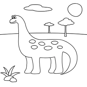 Dinossauros Kawaii para Colorir: A Fofura Pré-Histórica que as Crianças Amam