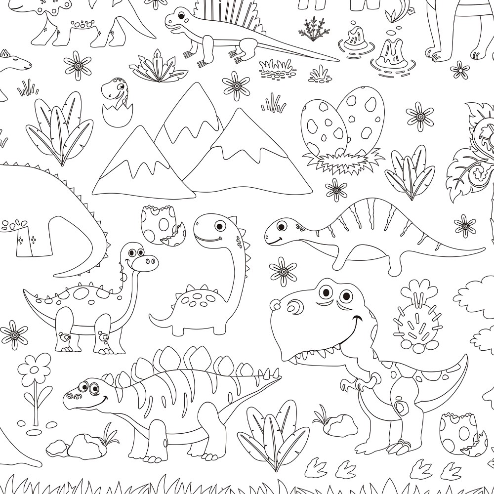 desenho de dinossauro para colorir