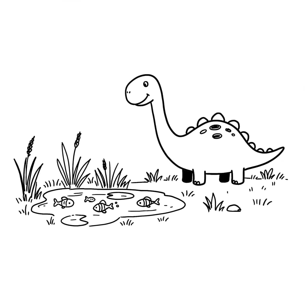 desenho de dinossauro para colorir