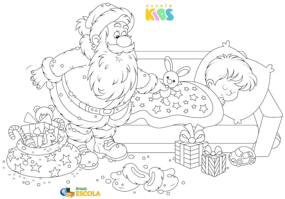 Ideias criativas para usar desenhos de Natal coloridos na decoração