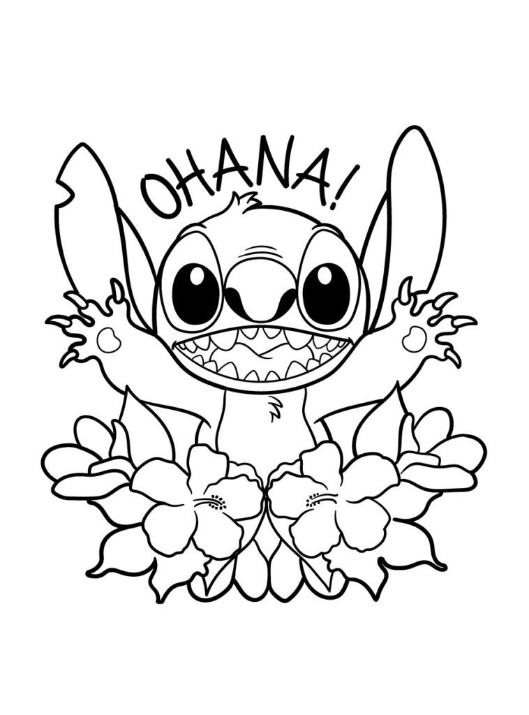 desenho do stitch