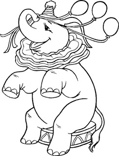 desenho elefante para colorir