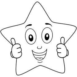 Desenhos de Estrelas para Imprimir: Opções Fofas e Geométricas