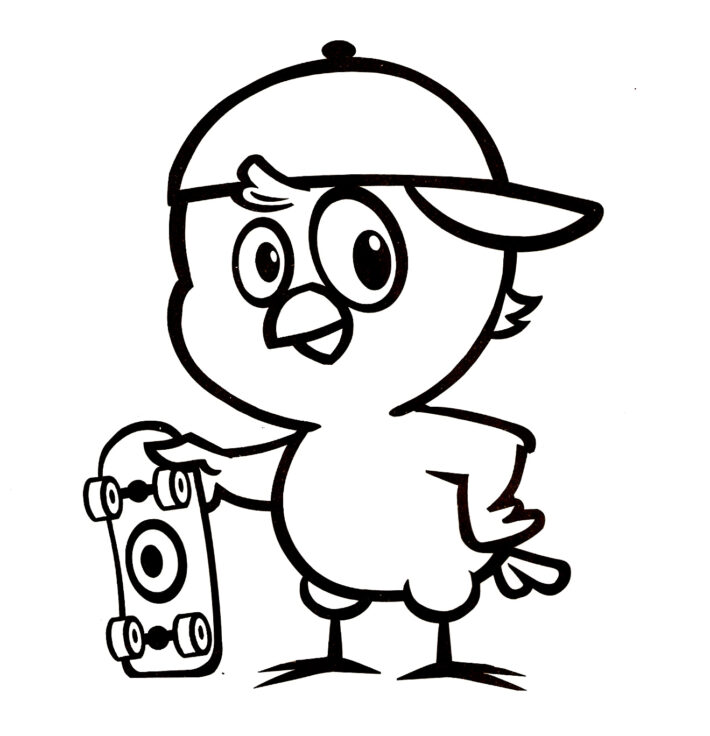 desenho galinha pintadinha para colorir