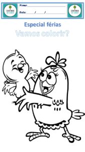 Atividades Criativas com Desenhos da Galinha Pintadinha para Crianças