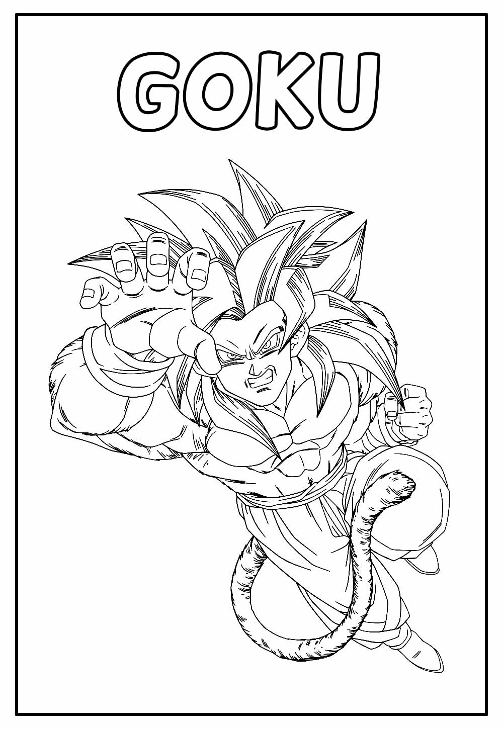 Guia Completo: Cores e Transformações do Goku para Colorir