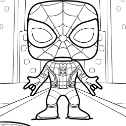 Atividades com Homem-Aranha: Desenhos para crianças pequenas