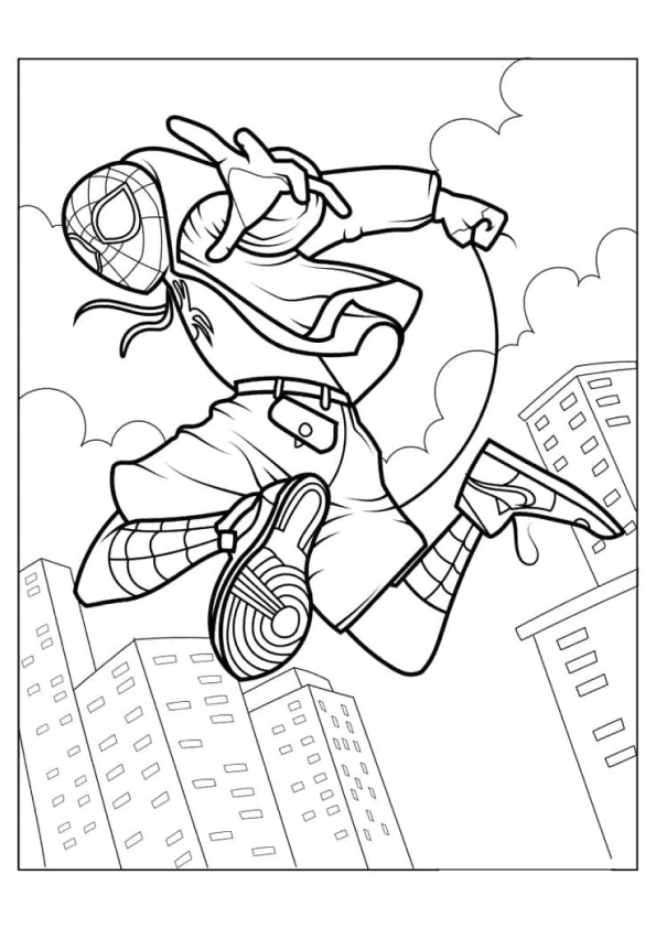 desenho homem aranha para imprimir