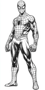 desenho homem aranha para imprimir