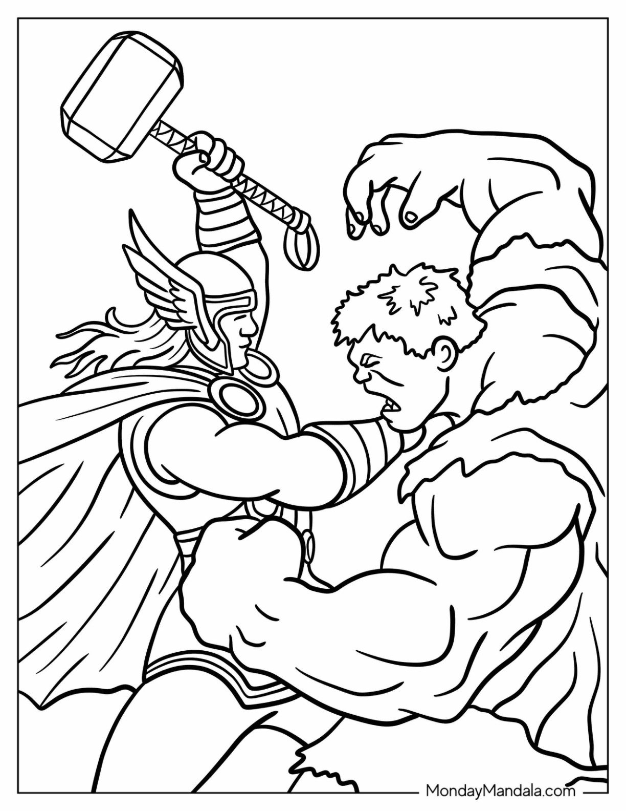 Top 10 Desenhos de Super-Heróis da Marvel para Colorir