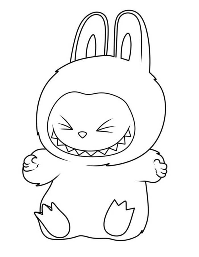 desenho labubu para colorir
