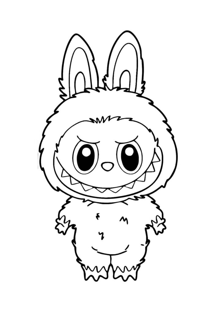 Benefícios de colorir para o desenvolvimento infantil com o Labubu