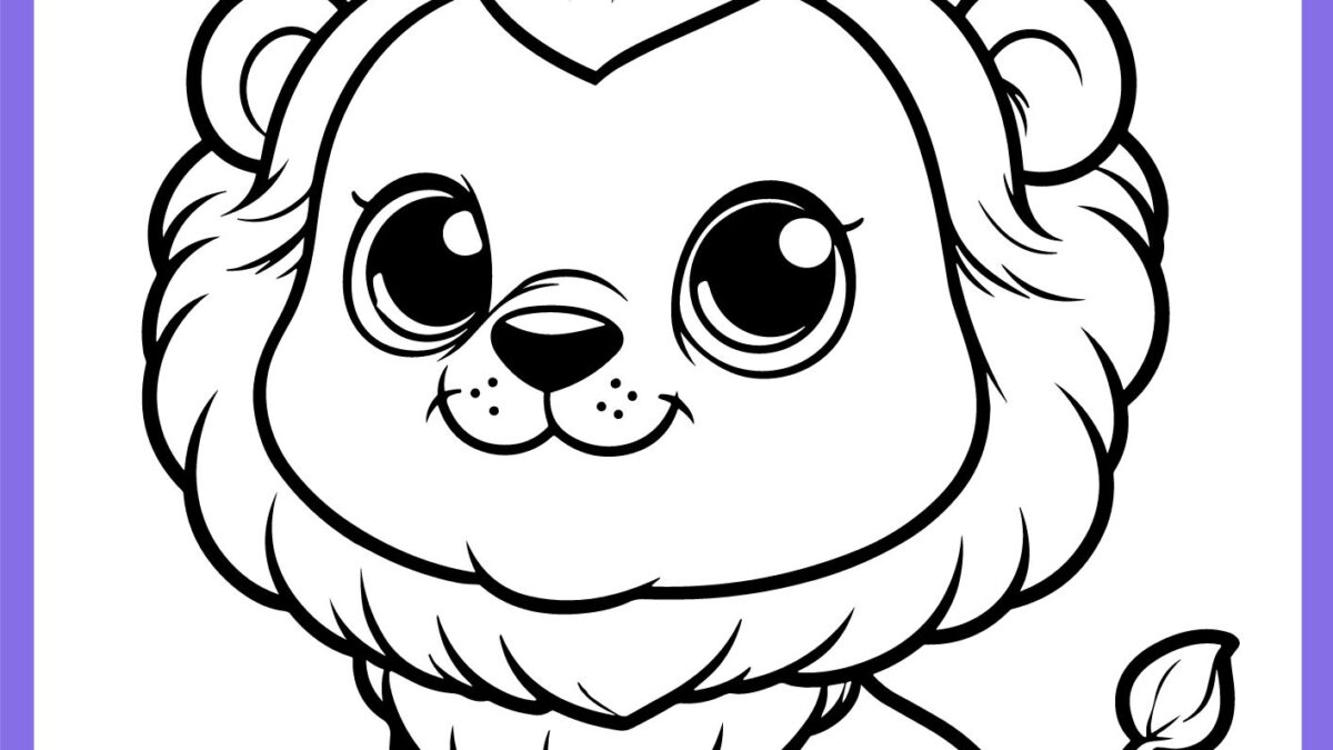 Desenhos do Rei Leão para colorir: Simba