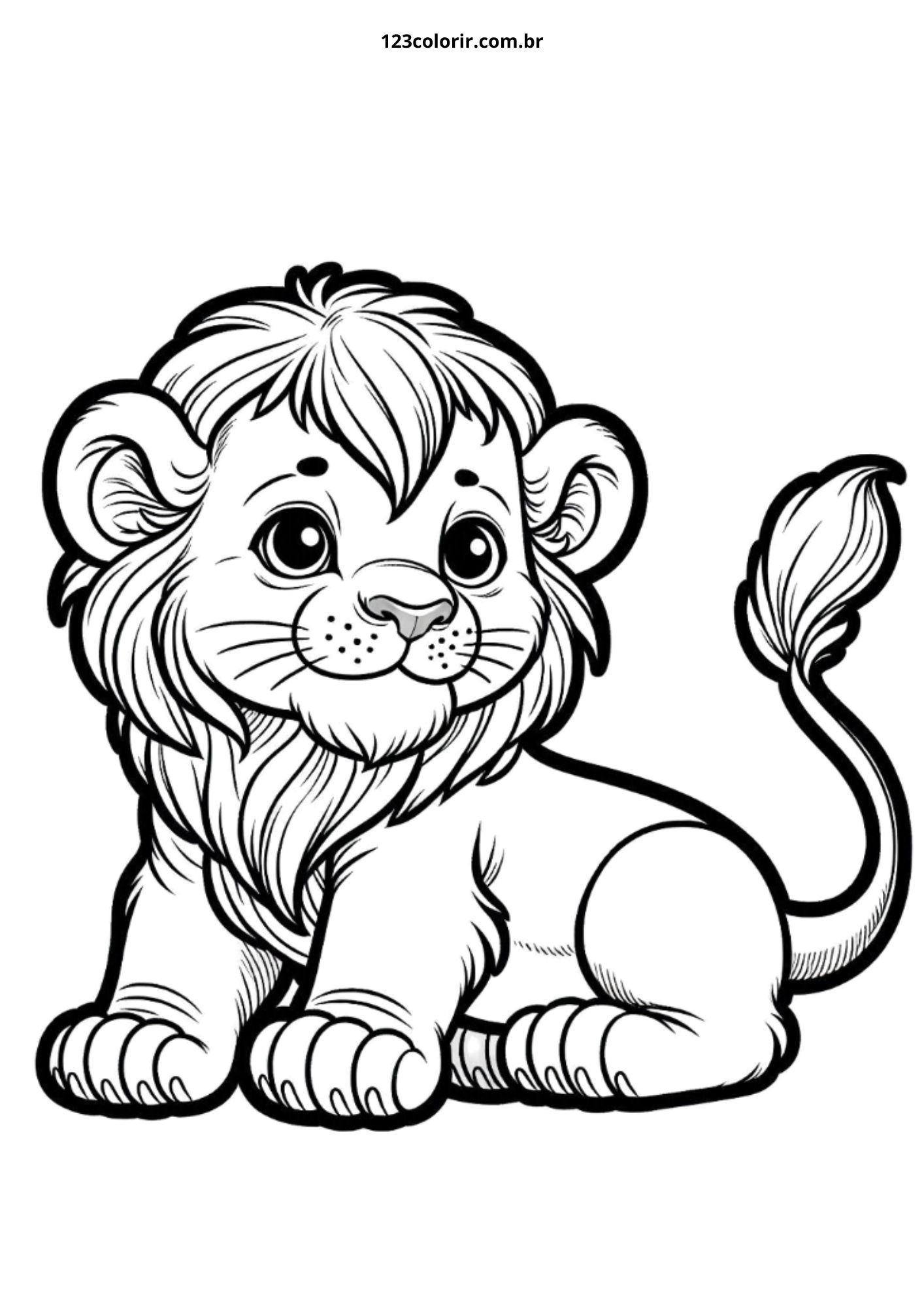 Benefícios de colorir desenhos de leão para o desenvolvimento infantil
