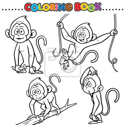 Coleções de Desenhos de Macacos para Colorir em PDF: Onde Encontrar