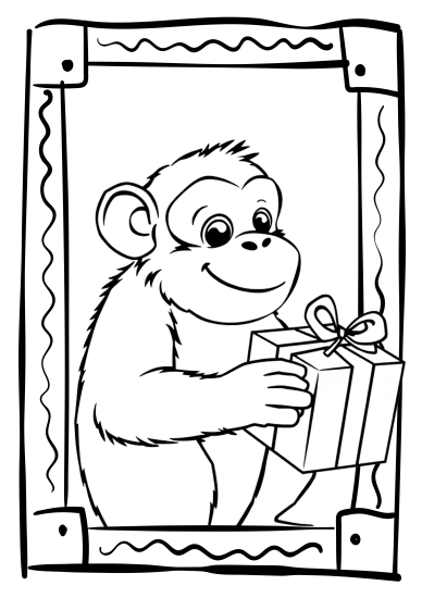 Benefícios de Colorir para Crianças: Desenhos de Macacos e Outros Animais