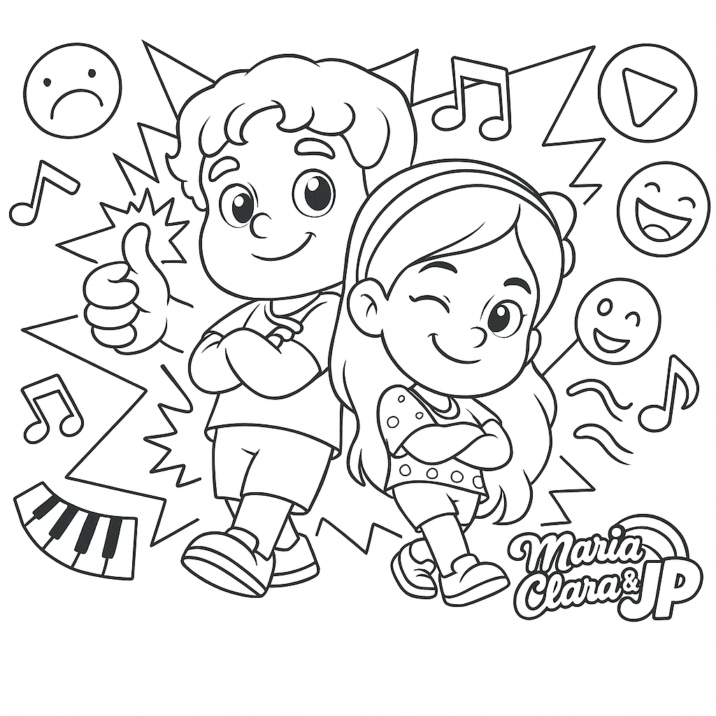 Como Colorir Desenhos da Maria Clara e JP: Dicas e Técnicas para Crianças