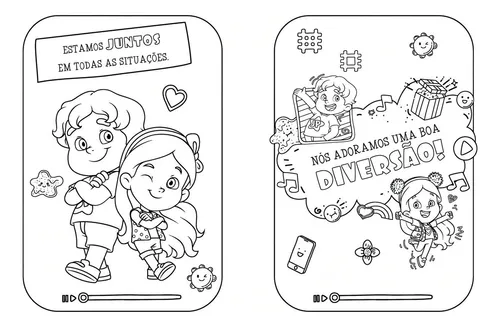Onde Encontrar Desenhos da Maria Clara e JP em PDF para Imprimir Gratuitamente