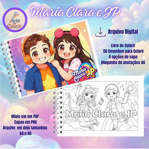 Os Benefícios de Colorir para o Desenvolvimento Infantil: Além da Diversão com Maria Clara e JP